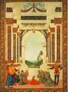 PERUGINO, Pietro The Miracles of San Bernardino-The Healing of a Young